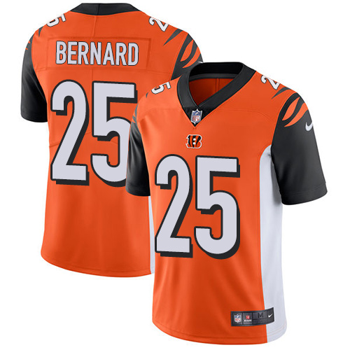 2019 men Cincinnati Bengals 25 Bernard orange Nike Vapor Untouchable Limited NFL Jersey